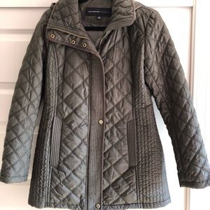 Andrew Marc olive green quilted jacket - EUC